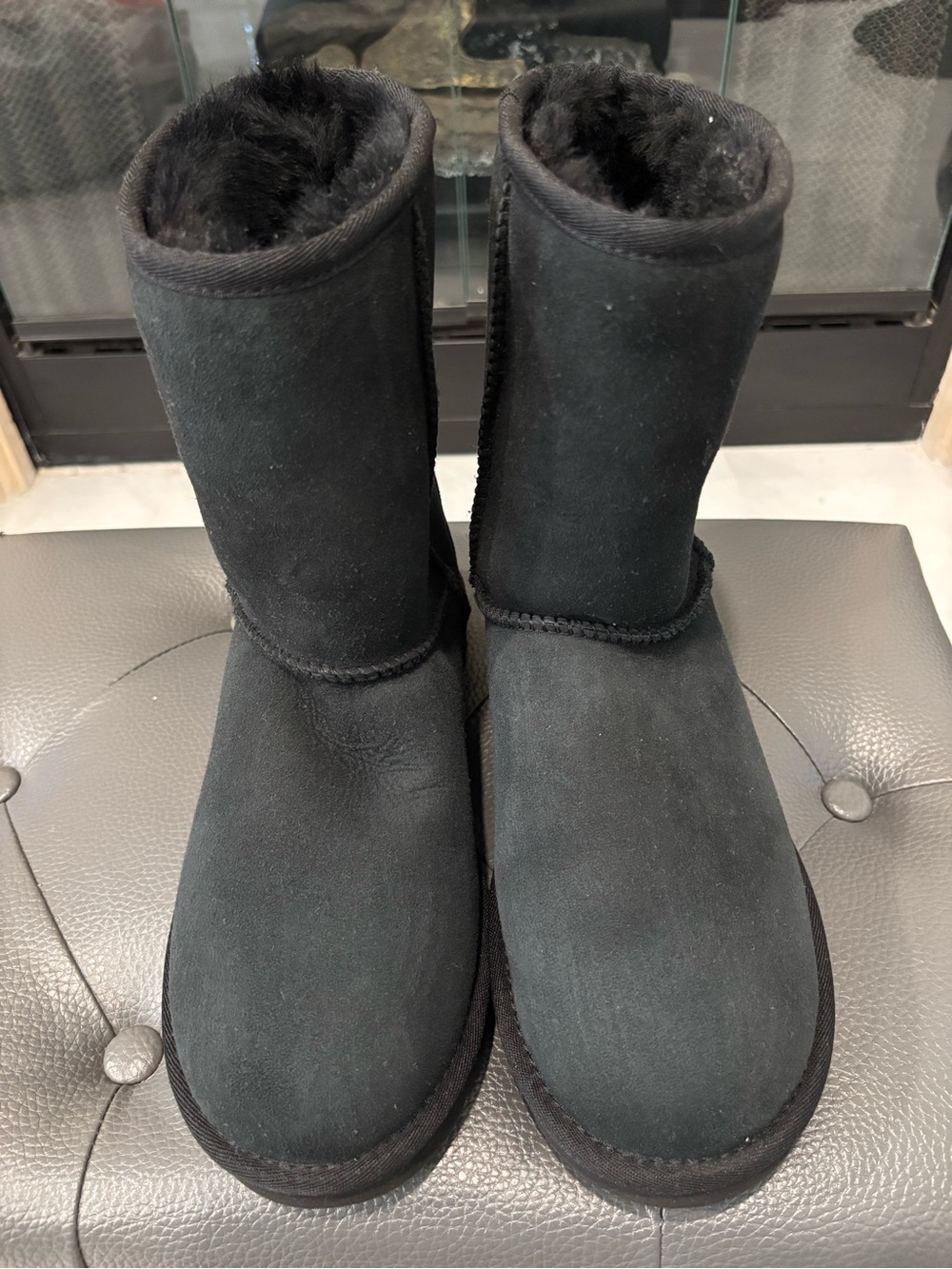 Classic UGGS Women's Black Suede Boots